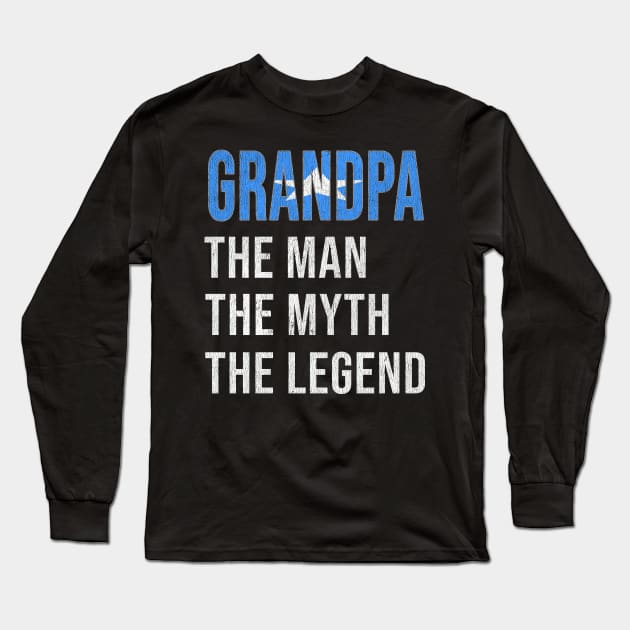 Grand Father Somali Somalilan Grandpa The Man The Myth The Legend - Gift for Somali Somalilan Dad With Roots From  Somalia Long Sleeve T-Shirt by Country Flags